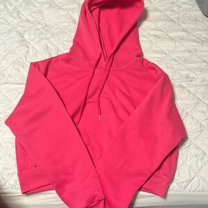 Pink Shein Crop top hoodie !